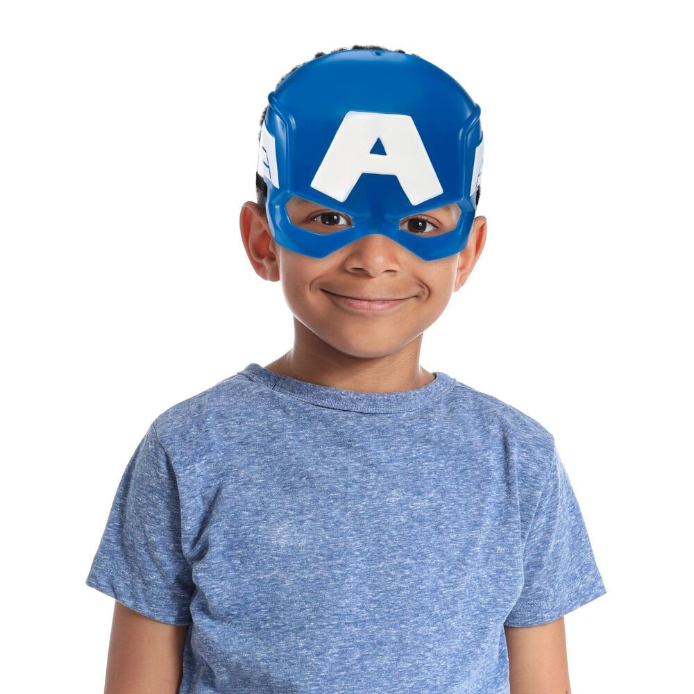 Squishmallow JWC - Halloween Costume Accessory Mask &#40;Captain America Child Value Mask&#41; &#40;AVC&#41;, , large