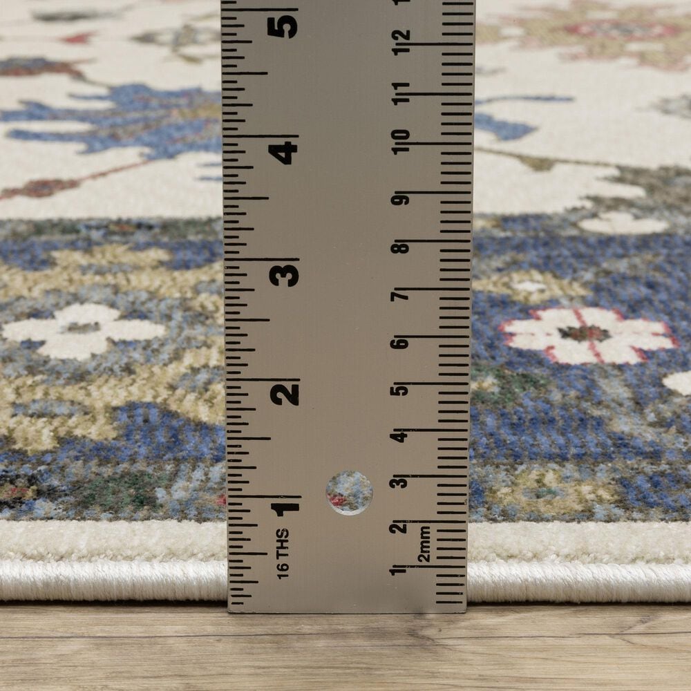 Oriental Weavers Hastings HA01E 6&#39;7&quot; x 9&#39;6&quot; Navy Area Rug, , large