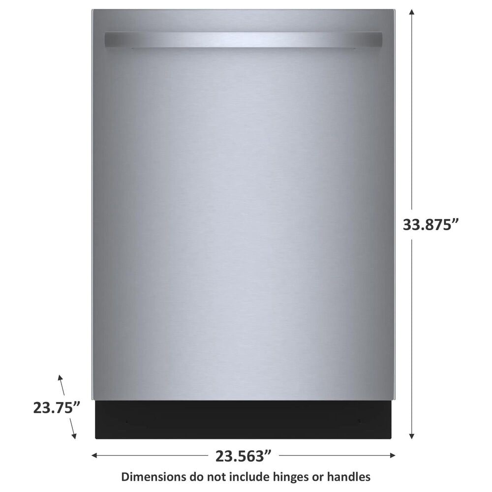 Bosch 800 Series 24&#39;&#39; Built-In Bar Handle Dishwasher with 8 Wash Cycles in Stainless Steel, , large