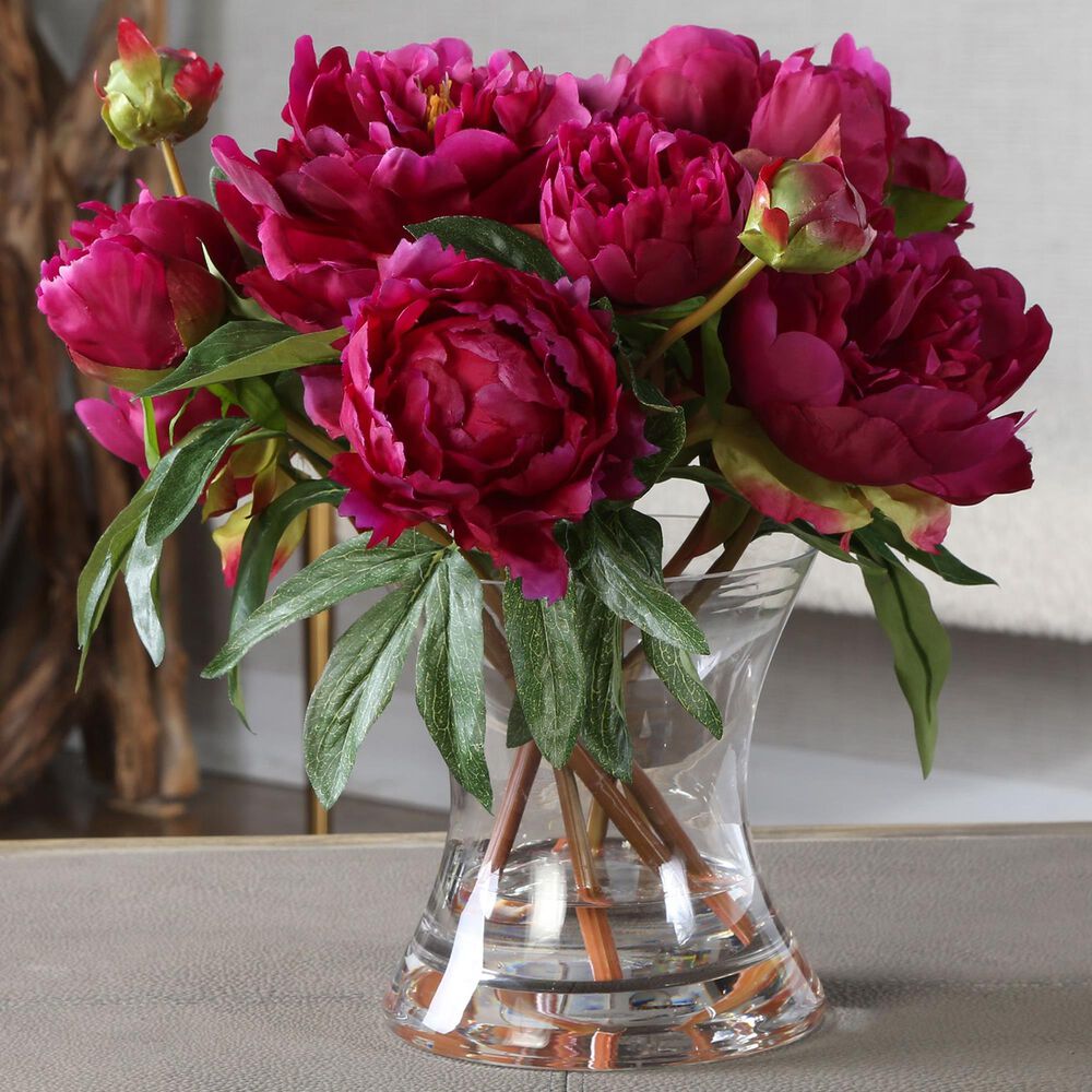 Uttermost Prima Peony Bouquet in Fuchsia, , large