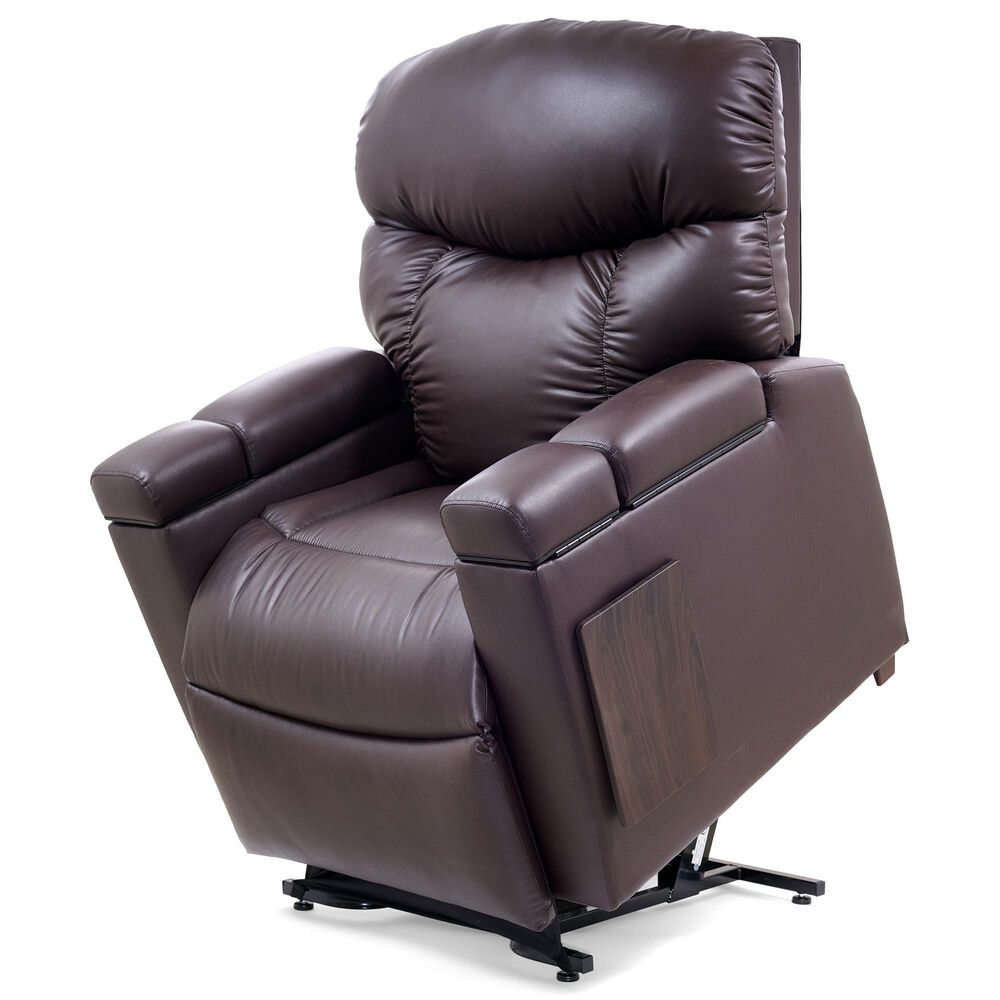 Lounge Maya Small Power Lift Recliner with Nirvana Heat and Air Massage in Brisa Coffee Bean, , large