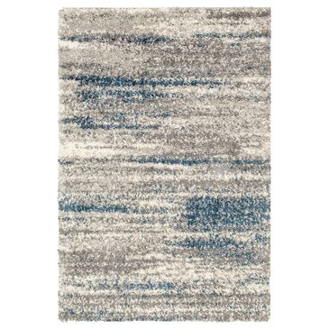 Central Oriental Castle Carson 5" x 7"3" Blue and Multicolor Area Rug, , large