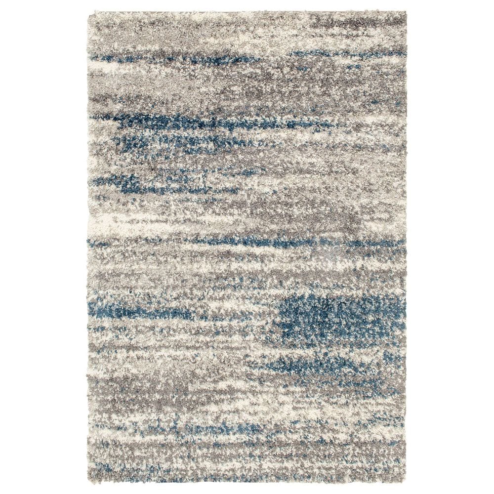 Central Oriental Castle Carson 5" x 7"3" Blue and Multicolor Area Rug, , large