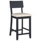 Linon Home Decor Jorissen Counter Stool in Dark Charcoal, , large