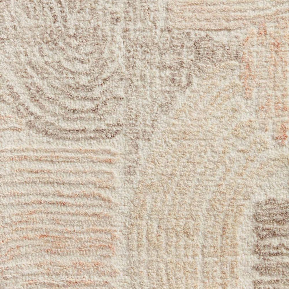 Loloi Milo MLO-02 2&#39;3&quot; x 3&#39;8&quot; Peach/Pebble Area Rug, , large