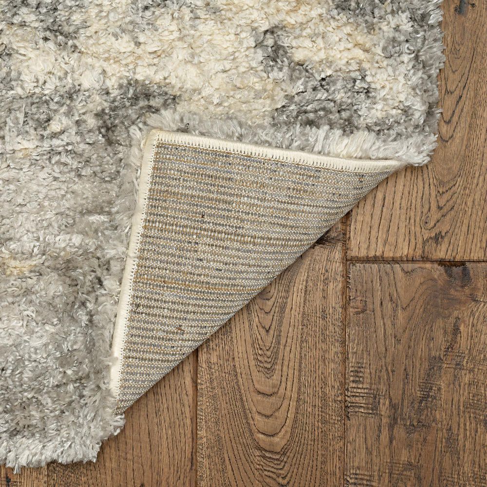Kas Oriental Rugs Merino Silhouette 3&#39;9&quot; x 5&#39;11&quot; Ivory and Grey Area Rug, , large