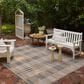 Loloi II Birch 6"7" x 9"4" Bone and Gold Indoor/Outdoor Area Rug, , large