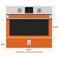 Hestan 30" Single Electric Wall Oven with Convection in Citra, , large