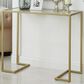 Carolina Chair and Table Monaco Glass Top Console in Gold, , large