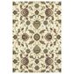 Oriental Weavers Kashan 9946W 9"10" x 12"10" Ivory Area Rug, , large