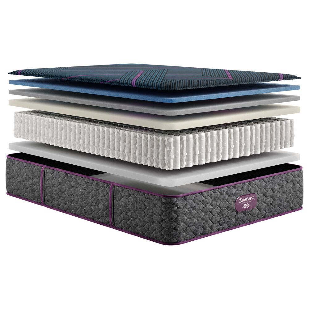 Beautyrest World Class Level Three Hybrid Firm Queen Mattress, , large