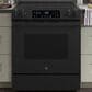 GE Appliances 30" Slide-In Electric Range with Crisp Mode in Black, , large