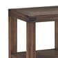 Urban Home Meadow End Table in Brick Brown, , large