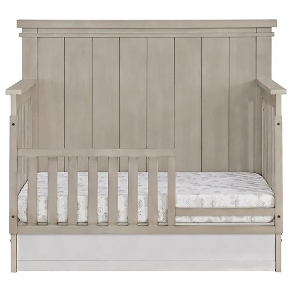 Oxford Baby Hampton 4-In-1 Convertible Crib in Stone Wash, , large