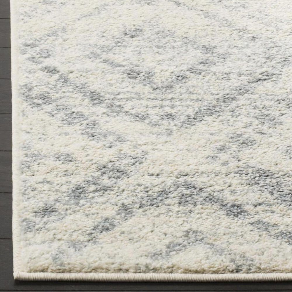 Safavieh Adirondack ADR131T-4 4" x 6" Ivory and Light Blue Area Rug, , large
