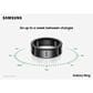 Samsung Galaxy Ring Size 10 in Titanium Silver, , large