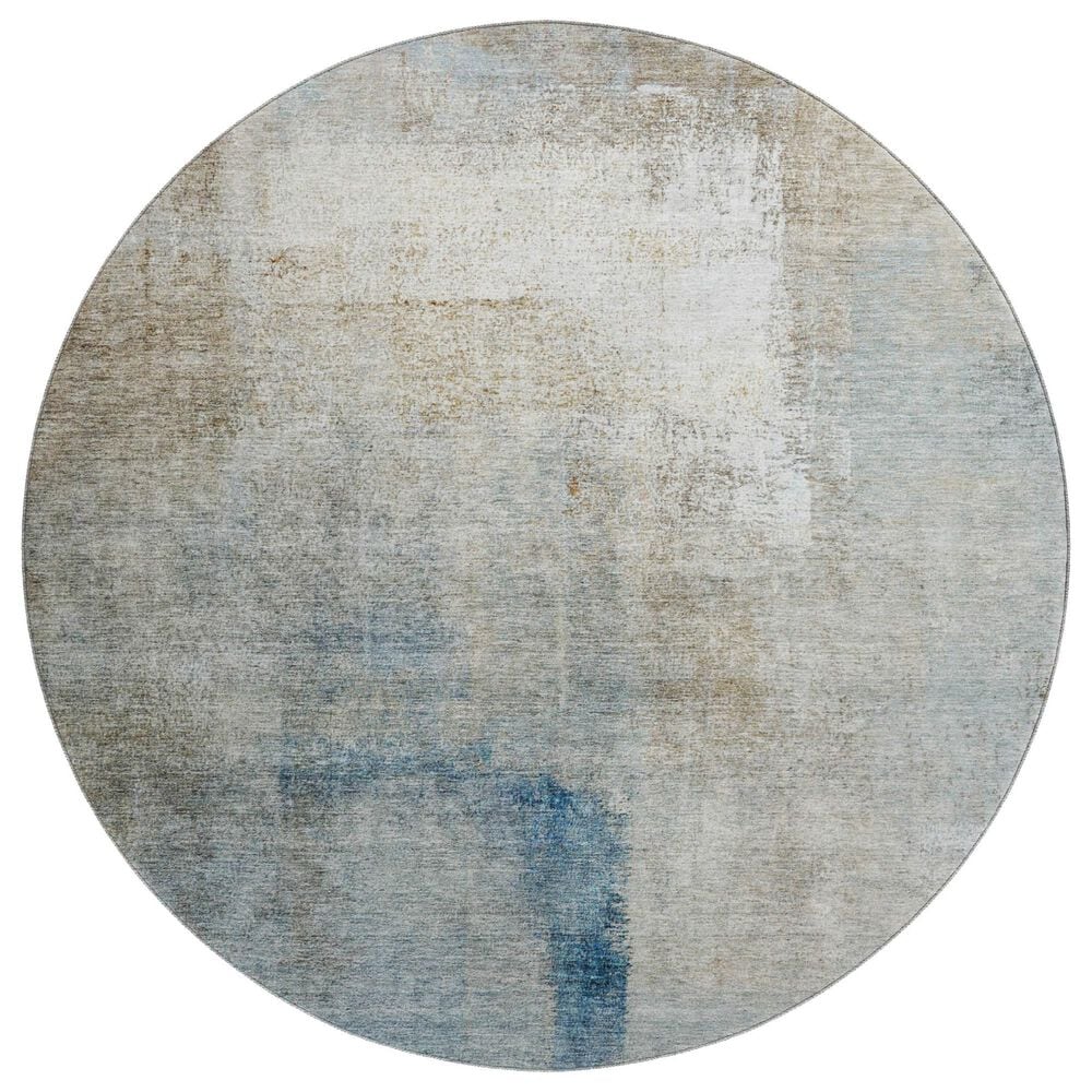 Dalyn Rug Company Trevi TV5 8" Round Taupe Area Rug, , large
