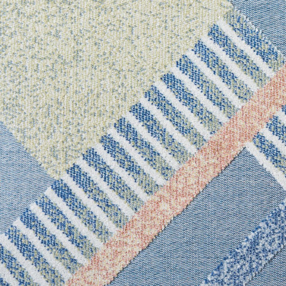 Safavieh Sarasota 2&#39;3&quot; x 9&#39; Blue and Light Green Indoor/Outdoor Runner, , large