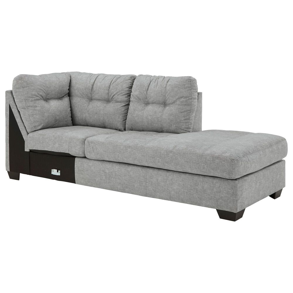 Signature Design by Ashley Falkirk 2-Piece Right Facing Sleeper Sectional with Chaise in Steel, , large