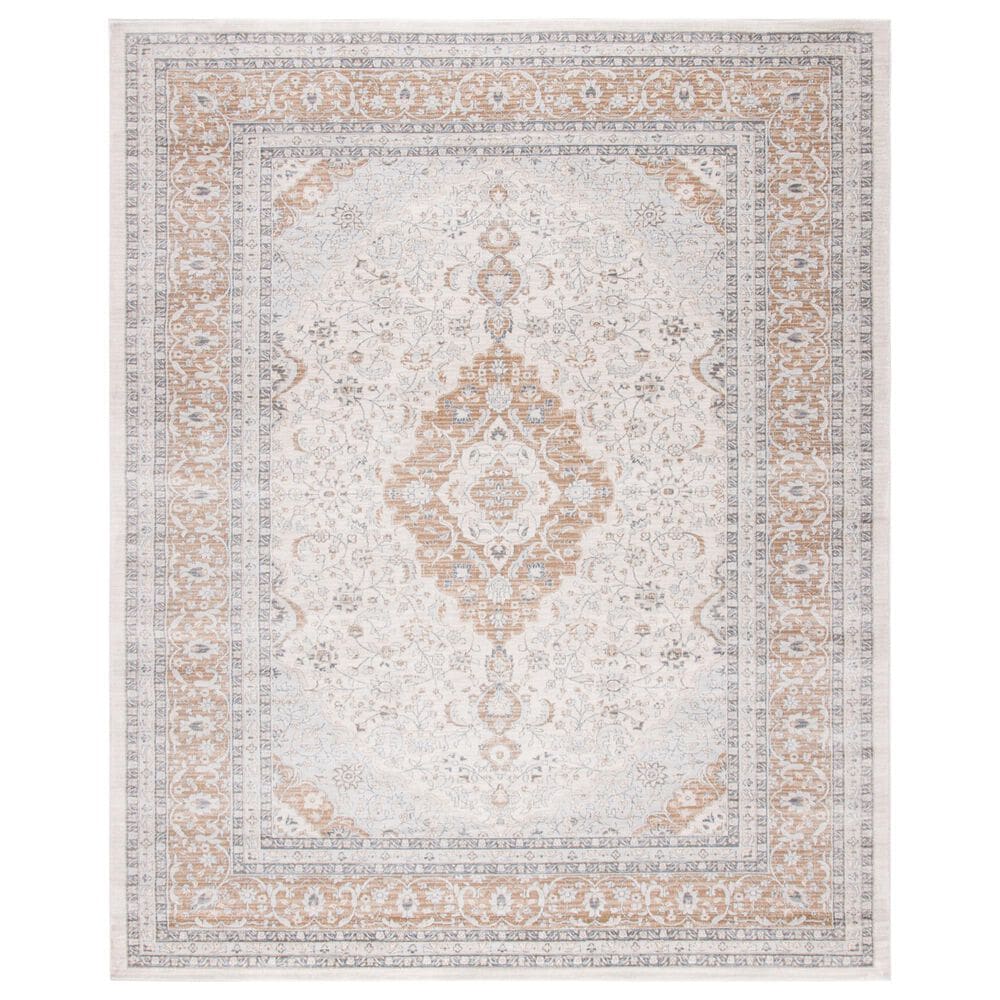 Safavieh Isabella ISA919B 9" x 12" Cream and Beige Area Rug, , large