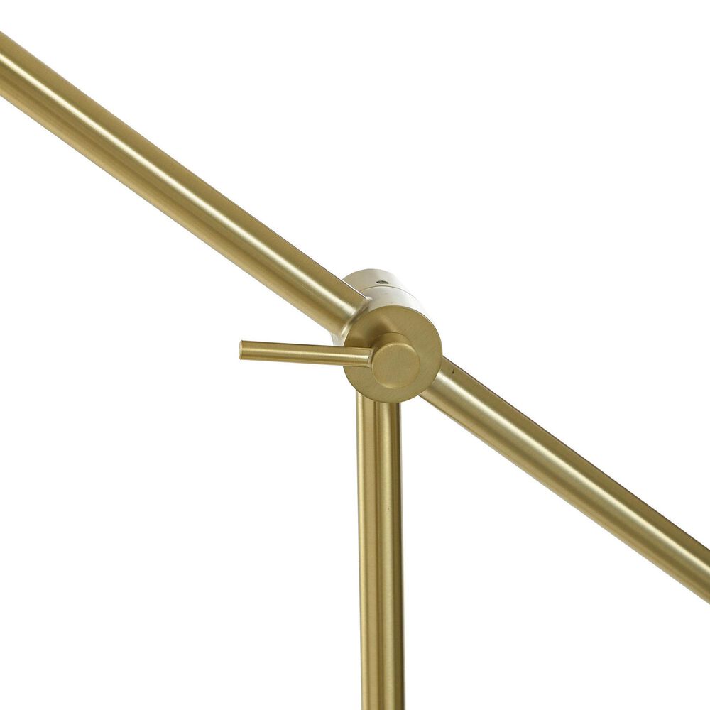 Flair Industries 60.5&quot; Contemporary Floor Lamp in Antique Brass, , large