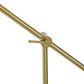 Flair Industries 60.5" Contemporary Floor Lamp in Antique Brass, , large