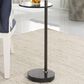 Uttermost Steward Drink Table in Solid Black and Brushed Brass, , large