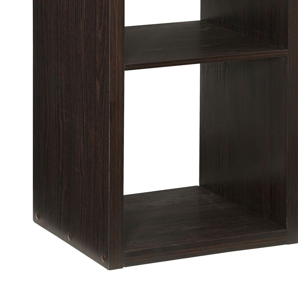 Linon Home Decor Galli 2-Shelf Bookcase in Espresso, , large