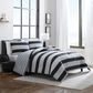 Revman Lawndale 3-Piece Queen Duvet Set in Black and Grey, , large