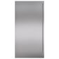 Sub-Zero Classic Series 36" Flush Inset Door Panel with Tubular Handle in Stainless Steel, , large