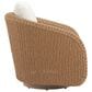 Zuo Modern Solara Outdoor Swivel Chair in Ivory, , large