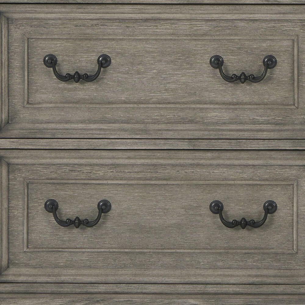 Ashley Lodenbay 7 Drawer Dresser in Antiqued Gray and Walnut Brown, , large