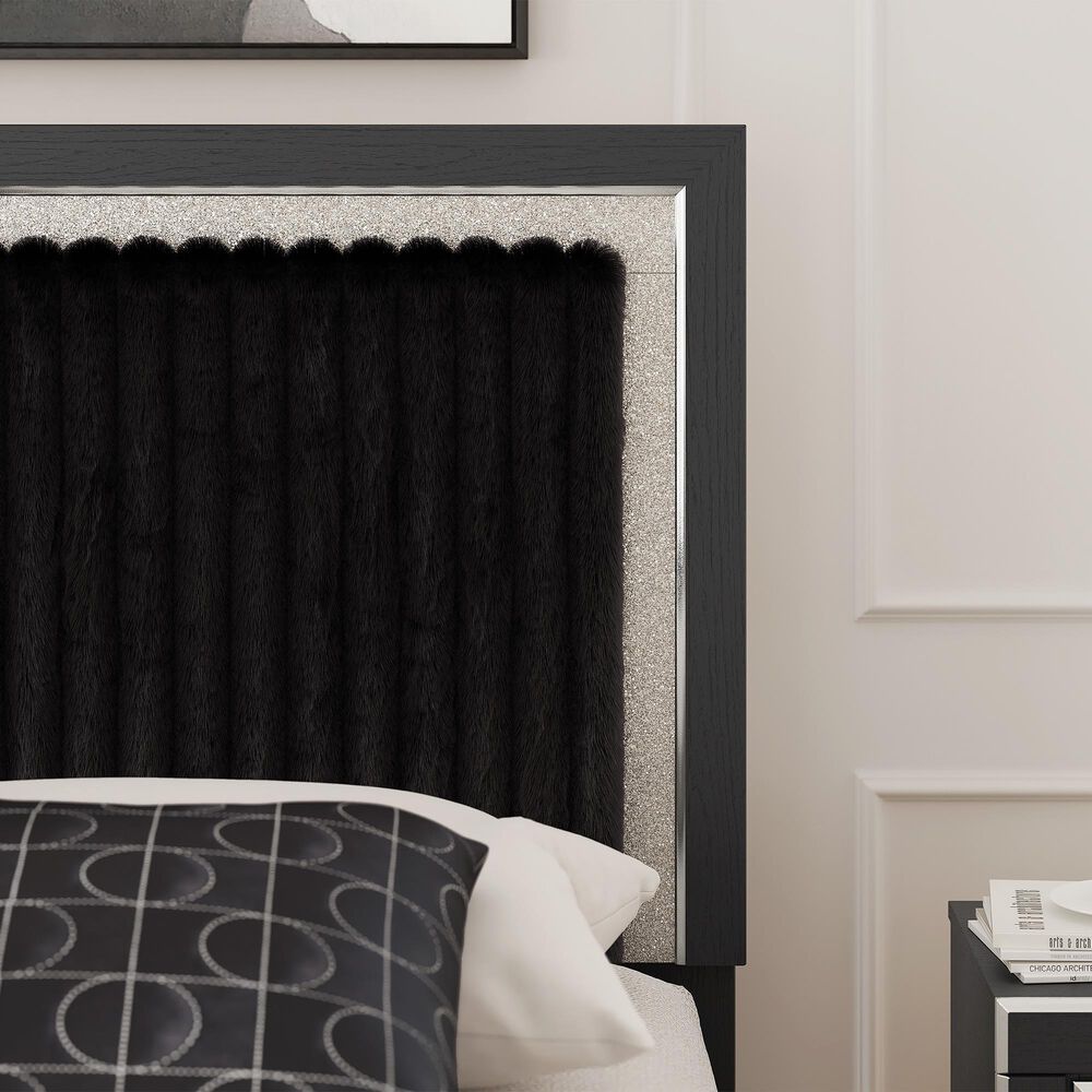 Ashley Zuraleus 3-Piece Queen Storage Bedroom Set in Matte Black, , large