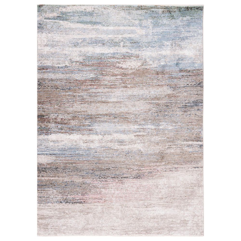 Safavieh Jasmine JSM337F 9" x 12" Grey and Blue Area Rug, , large