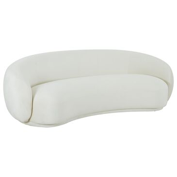 Tov Furniture Kendall Sofa in Cream Velvet, , large