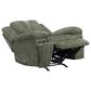 Simeon Collection Bronco Manual Rocker Recliner in Plush Forest, , large