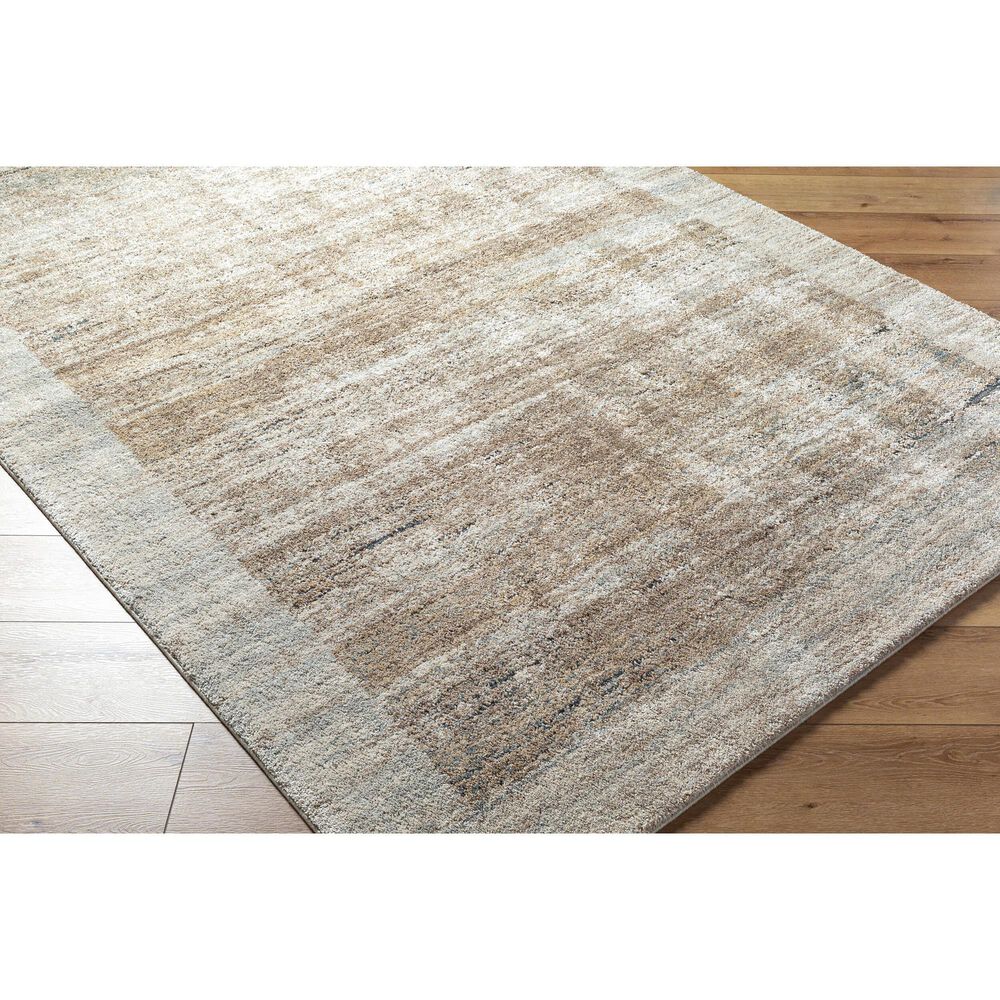 Surya Avellino 5&#39;3&quot; x 7&#39; Light Beige, Tan, Light Gray, Deep Teal and Gray Area Rug, , large