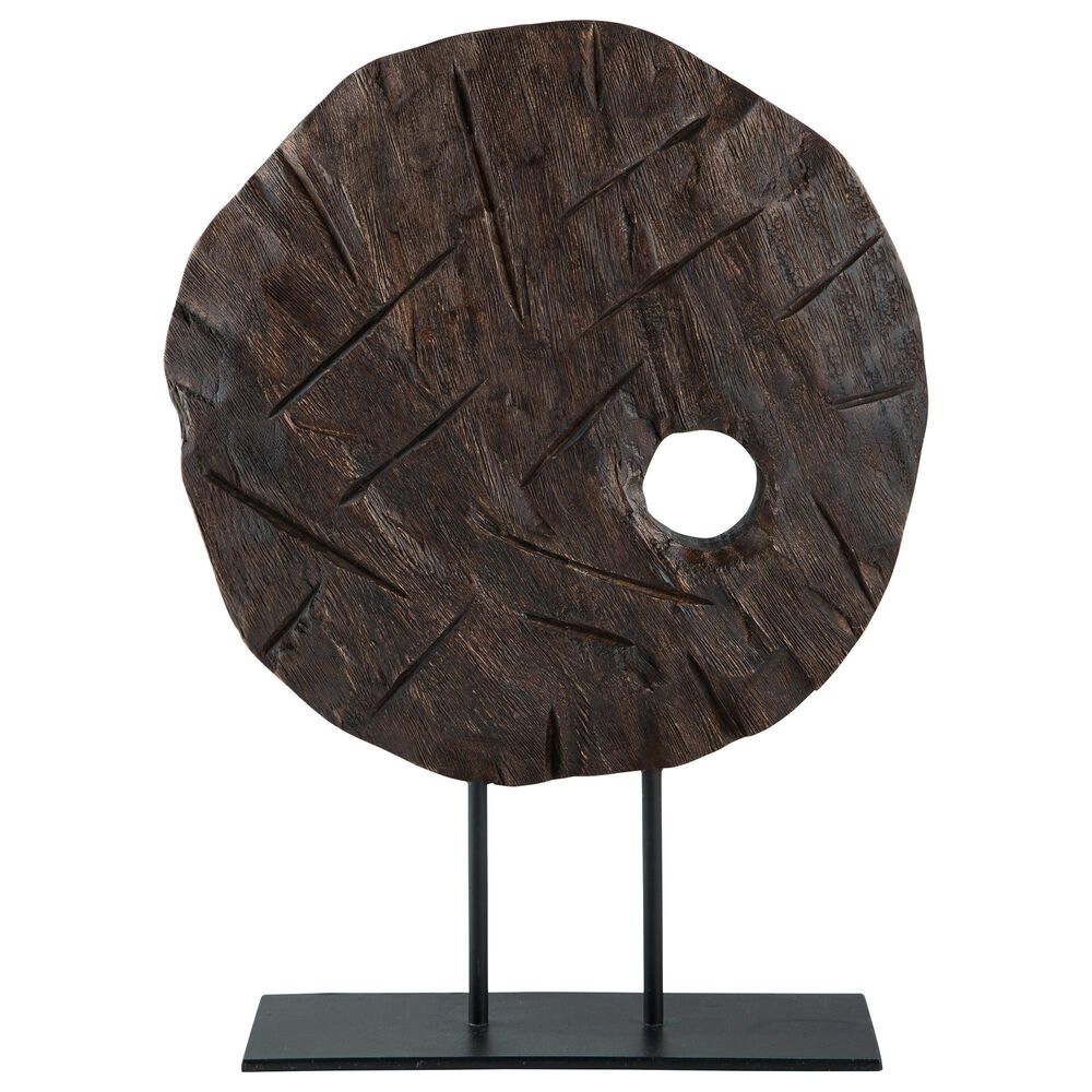 Ashley Dashburn Sculpture in Antiqued Brown and Black, , large