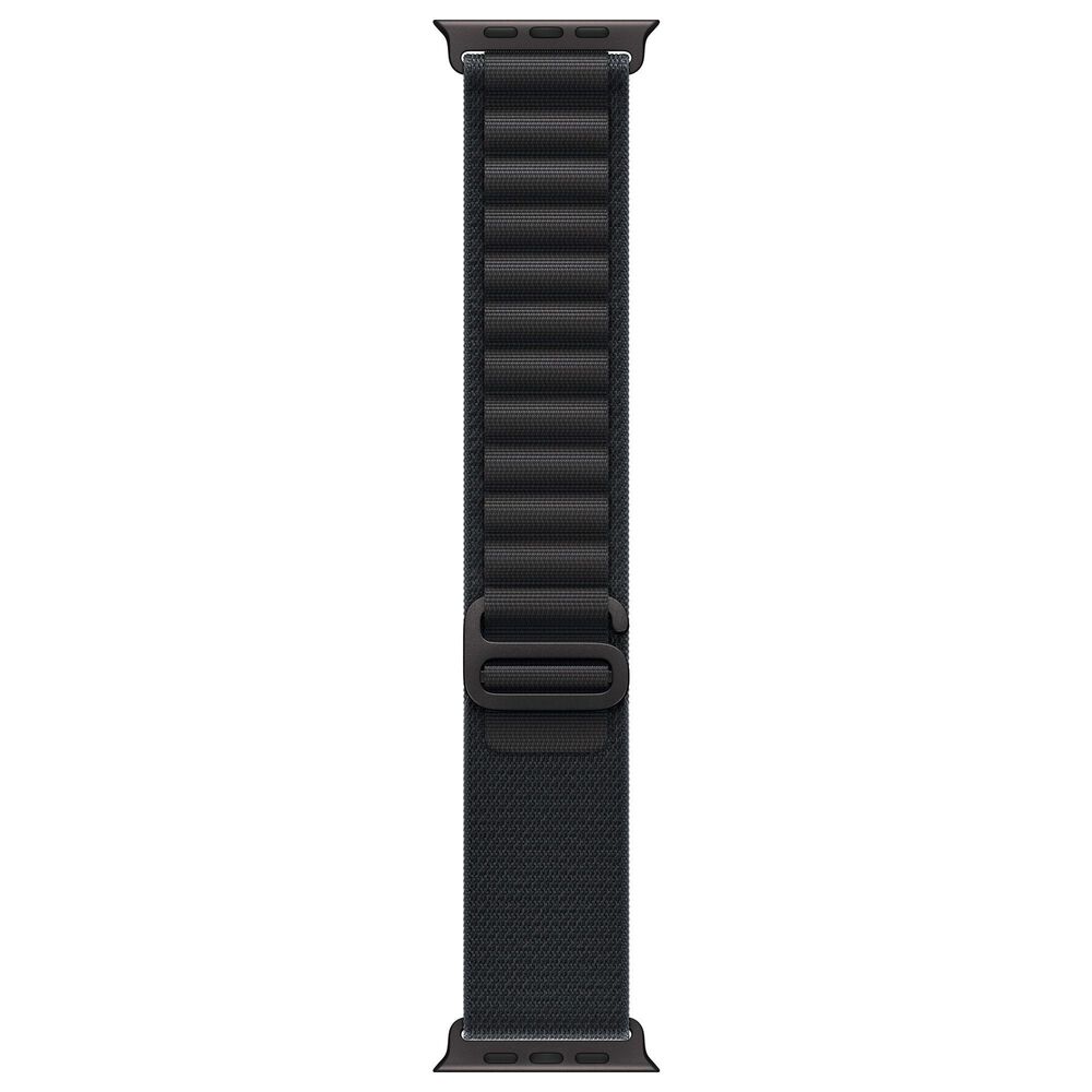 Apple Watch Ultra 3 (GPS+Cellular) 49mm Titanium Case with Alpine Loop - Medium in Black and 2-Year AppleCare+, , large