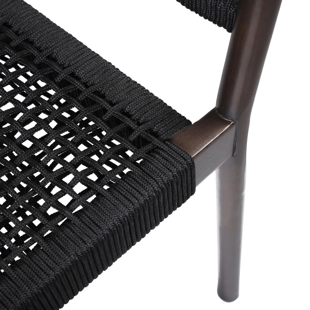 Blue River Doris Patio Dining Chair in Dark Eucalyptus and Black &#40;Set of 2&#41;, , large