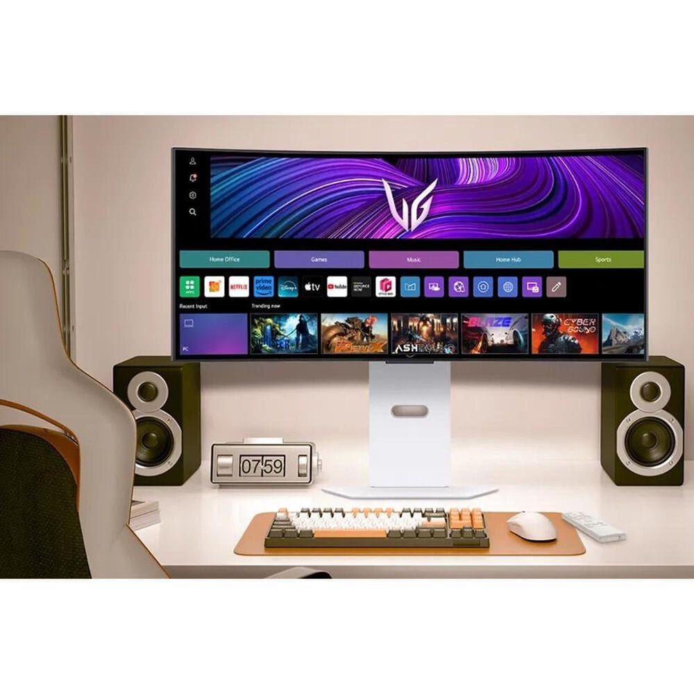 LG 34&quot; UltraGear OLED WQHD Curved Smart Gaming Monitor in White, , large
