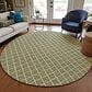 Dalyn Rug Company York 10" Round Aloe Indoor/Outdoor Area Rug, , large