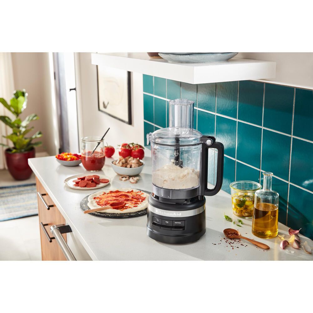 KitchenAid 9 Cup Food Processor in Black Matte, , large