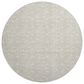 Dalyn Rug Company Soft Essentials Floral Beige 8" Round Indoor/Outdoor Area Rug, , large