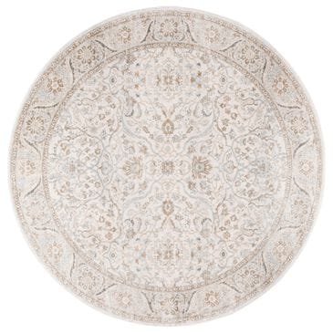 Safavieh Isabella 6"7" Round Cream and Beige Area Rug, , large
