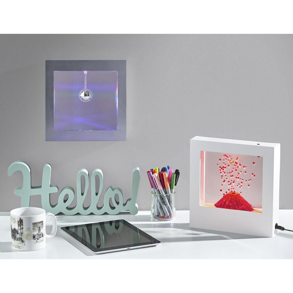 Adesso Disco Light Box in Silver, , large