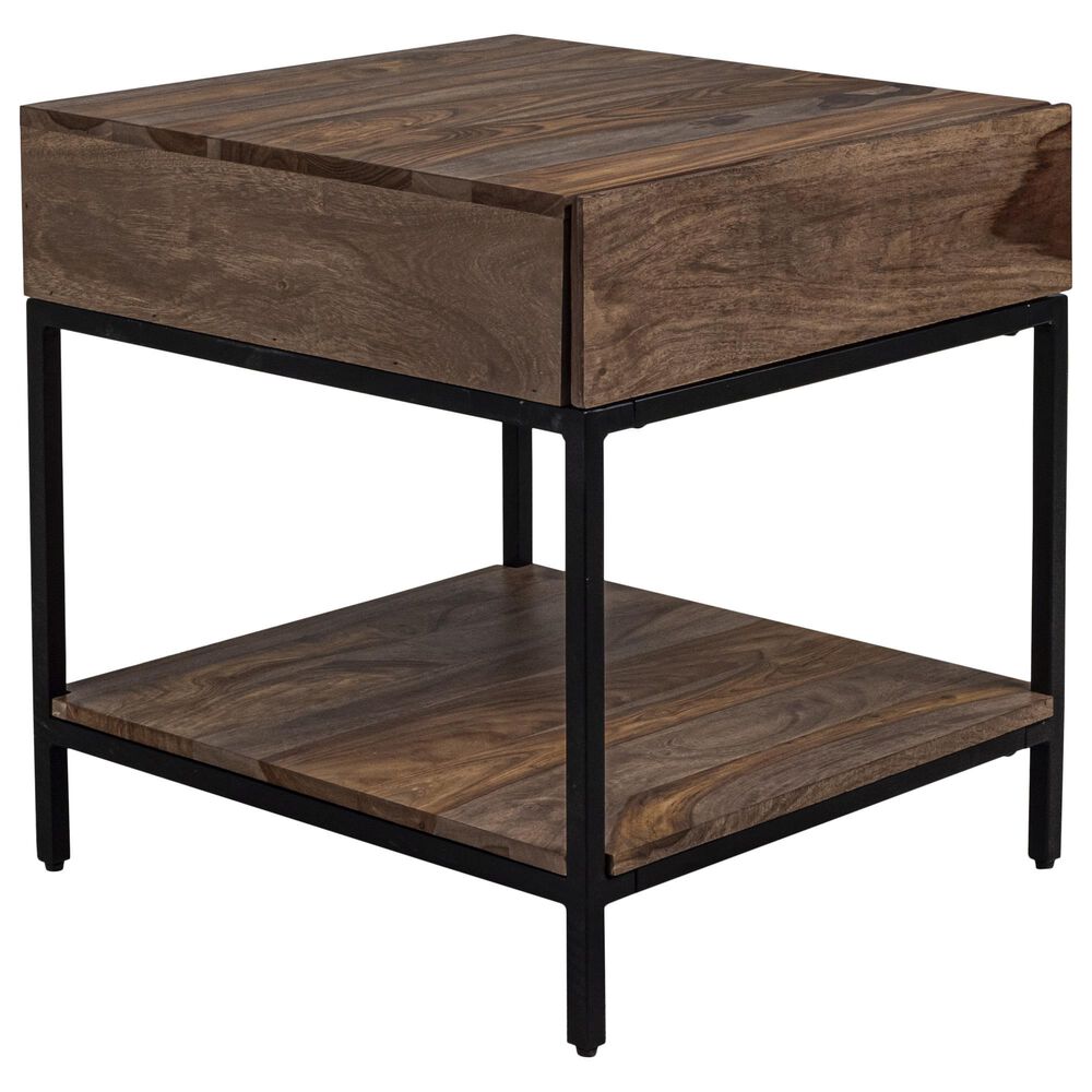 Linden Boulevard Springdale End Table in Brown, , large