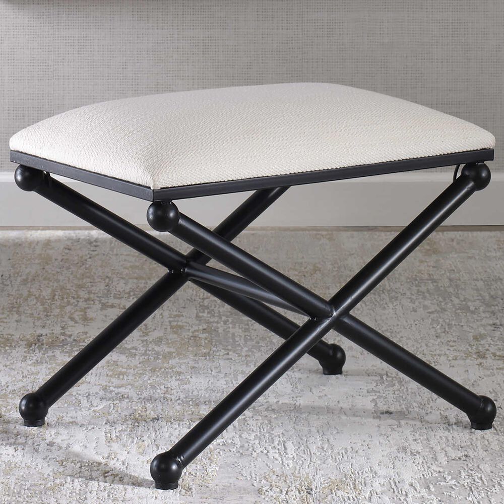 Uttermost Andrews Small Bench in White, , large