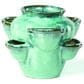Alfresco Home 6-Pocket Strawberry Patio Jar in Aqua, , large
