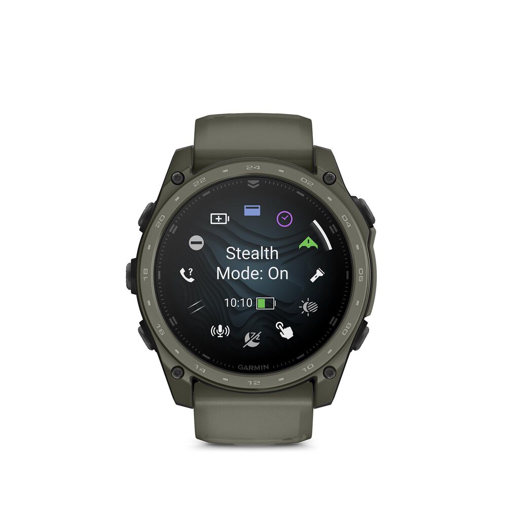 Garmin tactix 8 AMOLED Smartwatch 51 mm in Olive Drab Cerakote Coating, , large